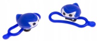 SILIKÓNOVÉ BICYKLE LAMPY, 2 KS. MODRÁ