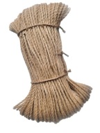 Prírodné jutové lano, ozdobná jutová šnúra, 5mm, 1m