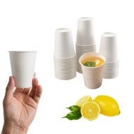 Papierové poháre jednorazový pohár 250 ml 50 ks