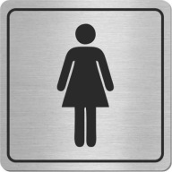 DÁMSKY WC tanier, inox, NEREZ