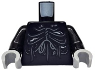 Lego New Torso Black black revenant ghost Ghost hp155 Dementor 973pb3222c01