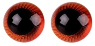 Oči pre hračky maskota 18 mm sukcinit - 1 pár