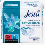 Jessa Aktive Shape Ultra hygienické vložky 16 ks