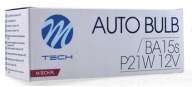 M-tech autožiarovka 1-pólová P21W 12V 21W BA15s 10 ks.