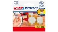 TESA Okrúhle plstené podložky biele 9 KS! 26 mm