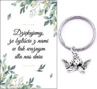 ĎAKUJEME HOSTOM DARČEK SVADOBNÝ ANJEL KĽÚČOVKA SPOMIENKY