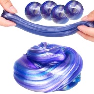 SLIME KRYŠTÁLOVÁ GUĽA SENZORY HMOTA GALAXY PLAST 4 ks.