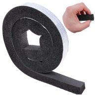 Zvukovo izolačné penové samolepiace gumené tesnenie 25 mm x 20 mm x 1000 mm