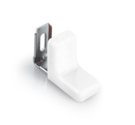 Uhlová spojka na nábytok KN-375 WHITE 10 kusov