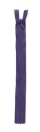 Pevný skrytý zips 180 fialový 20 cm