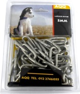 REŤAZ PRE PSA DO chovateľskej stanice 5 MM POZINKOVANÁ