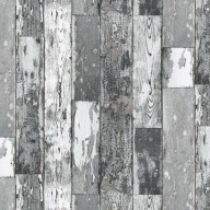 Samolepiaca fólia na nábytok z dyhy 67,5 x 50 cm doska podobná drevu šedá