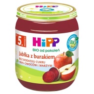 HiPP BIO Jablká s cviklou po 5. mesiaci 125g