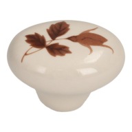 Nábytková kľučka GAMET GP18, dekor mliečneho porcelánu 2