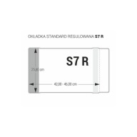 Biurfol S7R nastaviteľný poťah 258mm x 420-450mm