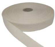Prírodná rybia kosť bavlnená stuha 20mm 1m