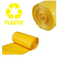 VRECKÁ NA ODPADKY 60L/10KS PEVNÉ SEGREGÁCIE ŽLTÝ PLAST