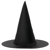 HALLOWEENSKÝ KLOBÚK ČARODEŇSKÝ KLOBÚK 39 cm DISKUSNÝ KROJ