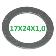 Dištančná podložka, osadená 17x24x1,0 mm