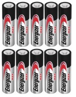 10x alkalické tyčinky Energizer MAX AA LR6