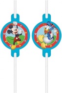 Papierové slamky s Mickey Rock The House Medallion