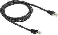 Ethernetový internetový LAN kábel RJ45 – RJ45 Cat-7 4,57 m STP oplet čierny
