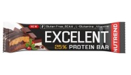 Nutrend Excelent Bar proteínová tyčinka 40g Čokoládový nugát