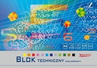 VINCENT A4-12 farebný technický blok