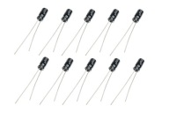 ELEKTROLYTICKÝ KONDENZÁTOR 1uF/50V 105C 10 KS