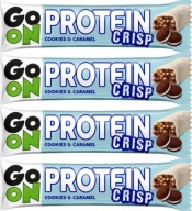 Go On Proteínová tyčinka Crisp Cookie-Caramel 50g x4