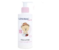 LINOMAG Tekuté mydlo pre deti, červené ovocie