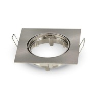 Očko V-TAC GU10 Square Movable Satin VT-779