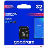 Prispôsobiteľná micro SD pamäťová karta Goodram 32GB triedy 10