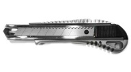 Nôž na tapety so zlomenou čepeľou METAL AL ​​​​18 mm