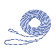 Lano na prepravu dobytka malá slučka 3,2m x 12mm bielo-modrá Kerbl