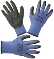 Bavlnené pracovné rukavice 10 XL pre záhradné latexové silné 1 pár