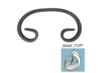 ŠPIRÁLOVÝ PRVOK TYP C H140, B80, 12x6MM