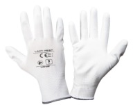 PU RUKAVICE BIELE L230108P 