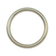 KOVOVÝ PRSTEŇ ZVÁRANÝ 30 mm - NIKEL