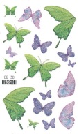 Umývateľné tetovanie pre deti GLITTER BUTTERFLIES EG130
