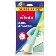 SUPER ODOLNÉ RUKAVICE VILEDA EXTRA SENSATION L