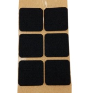 Samolepiace plstené podložky pod nábytok – ČIERNA 40x40mm
