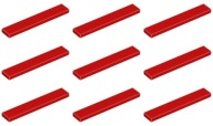 LEGO TILE 6636 TILE 1x6 červená (9g) 9 ks.