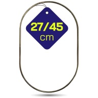 Lapač snov Charms LARGE Macrame ELIPSE OVAL na stenu Podstavec na obruče RUČNÁ VÝROBA