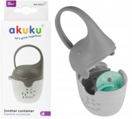 AKUKU UNIVERZÁLNY NÁDOBA na 2 cumlíky, PRAKTICKÝ priestranný cumlík, BPA FREE