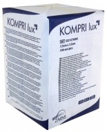 Kompri lux NESTERILNÉ PLYNOVÉ KOMPRESY 7,5 cm x 7,5 cm 100 kusov