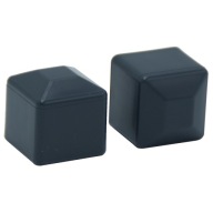 ZÁSTRČKA ANTRACITOVÁ 20x20 MM