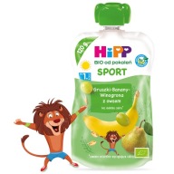 HiPP BIO Sport Hruškovo-banánovo-hroznová pena s ovsom 120g
