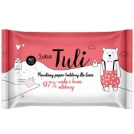 Vlhčený toaletný papier pre deti Jahoda 50 kusov Luba Tuli