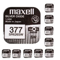 BATÉRIA MAXELL 377 SR626SW 1,55V 10 KS
